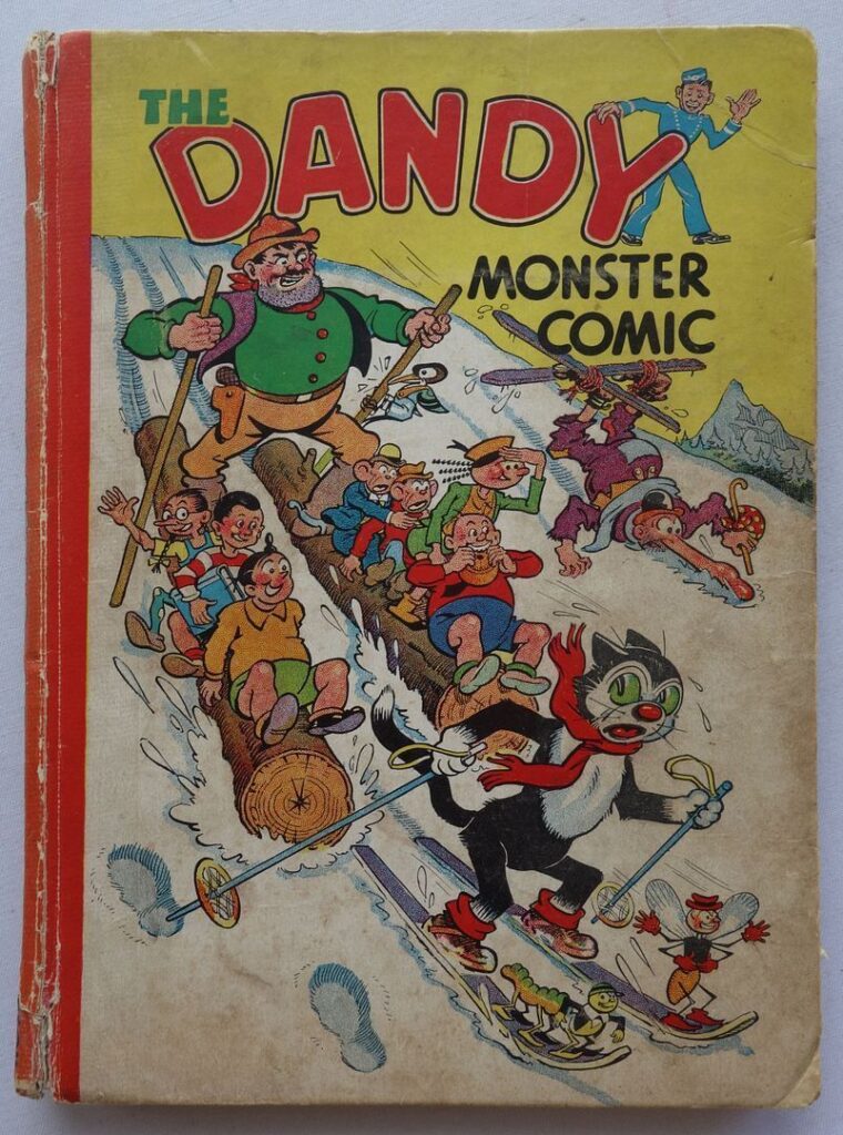 A post war rarity - a copy of the Dandy Monster Comic 1945