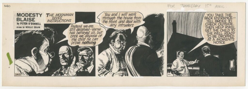 Modesty Blaise - The Moon Man 5410 by Peter O'Donnell and Neville Colvin