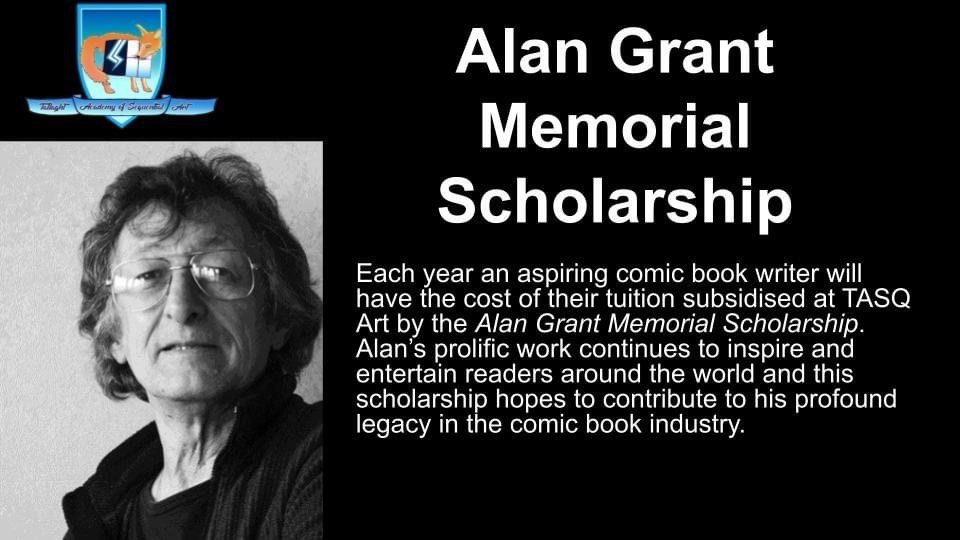 Tallaght Academy of Sequential Art Alan Grant Memorial Sponsorship Announced (2024)