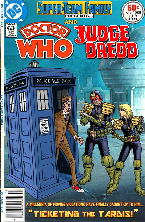 Super-Team Family: The Lost Issues - Doctor Who and Judge Dredd