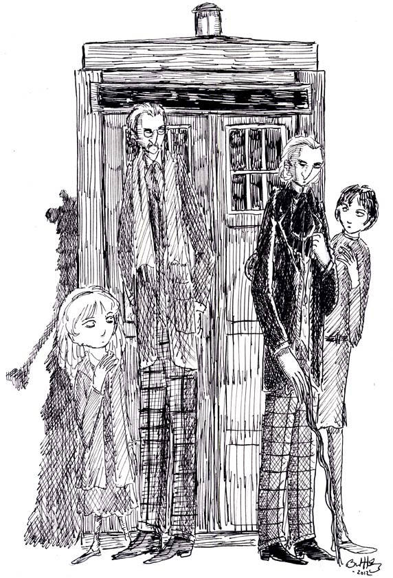 Doctor Who art by Bret M. Herholz