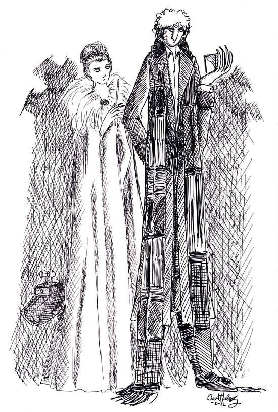 Doctor Who art by Bret M. Herholz