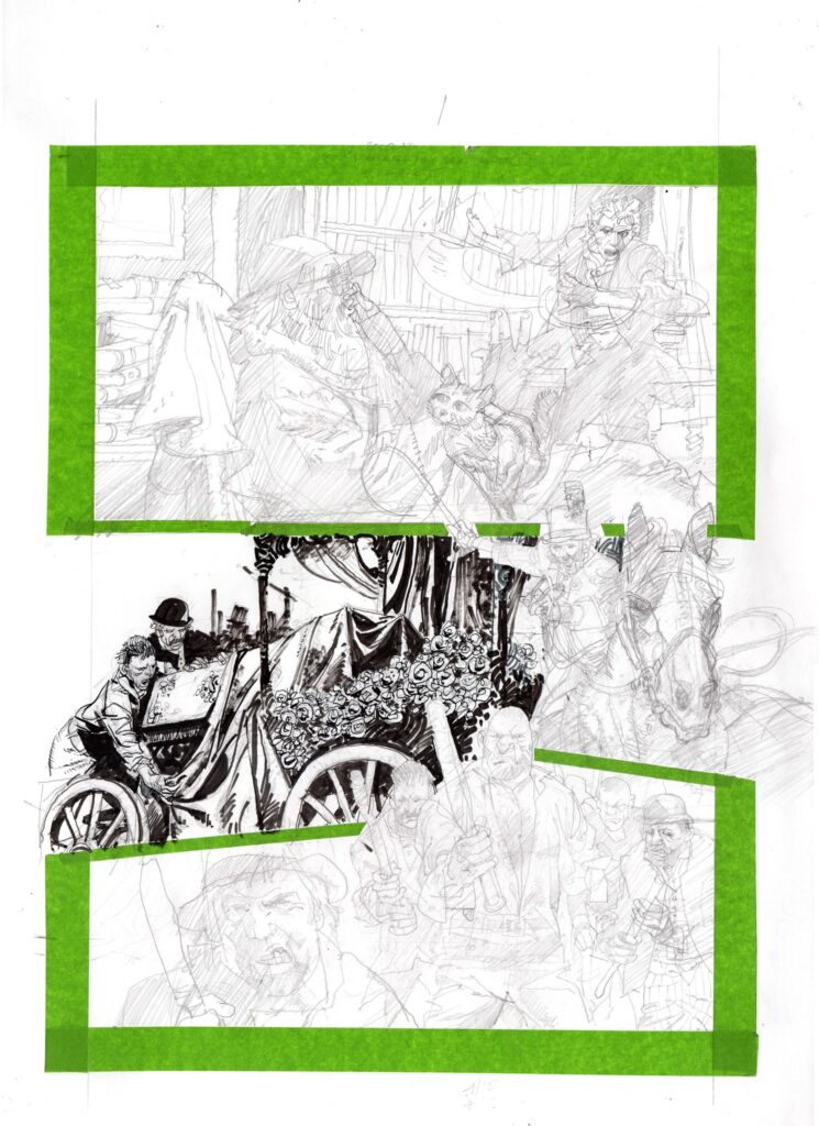 2000AD 2405 - Nightmare in in New York - John M. Burns Layout