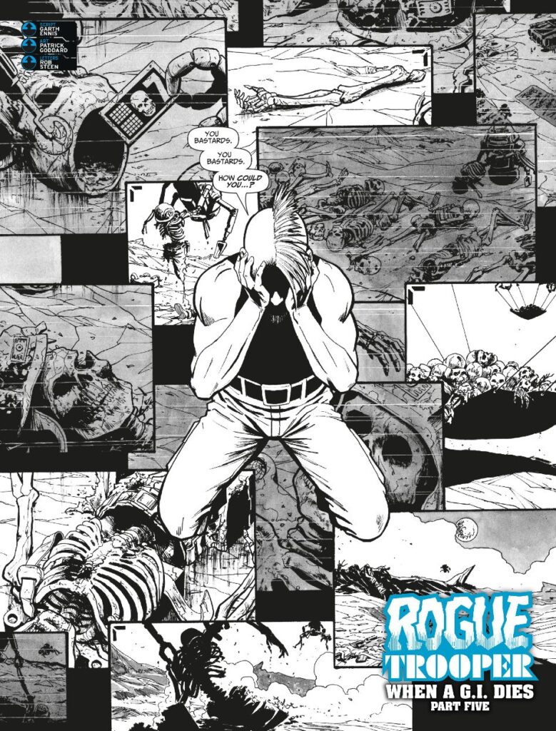 2000AD 2405 - ROGUE TROOPER // WHEN A G.I. DIES
by Garth Ennis (Writer) Patrick Goddard (Artist) Rob Steen (Letterer)