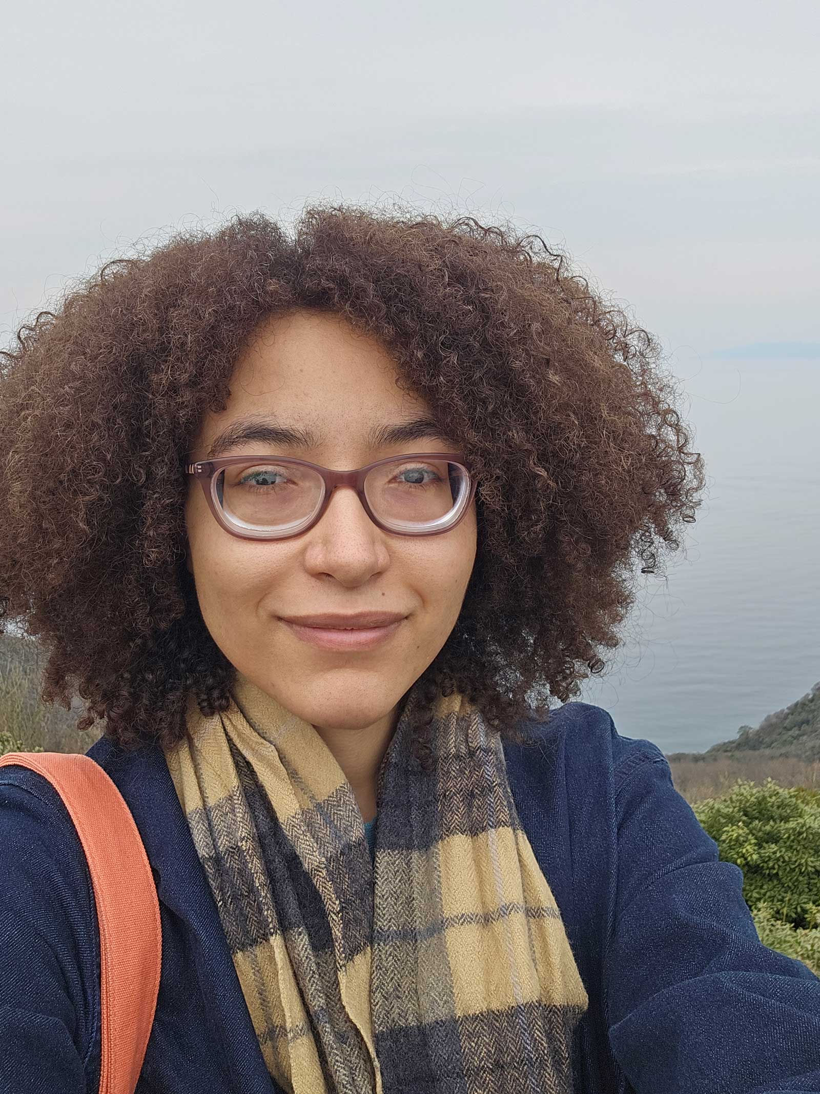 Alexa Frank, translator of “沖合の雷” (“Offshore Lightning”) by Saito Nazuna