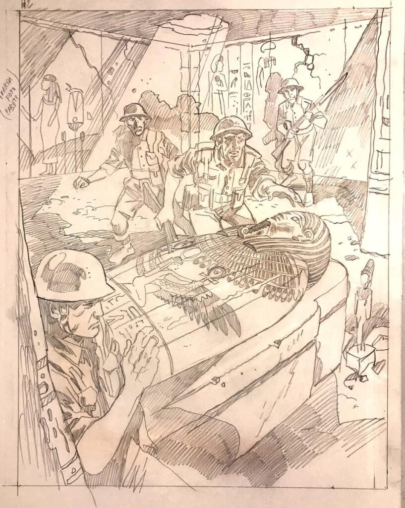 Commando 5791 cover rough by Marco Bianchini