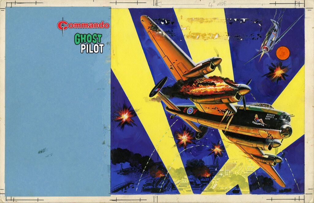 Commando 5792: Ghost Pilot Story: Gardener | Art: Peter Ford | Cover: Ken Barr First published as No 117 in 1964, reprinted in 1972 as No. 643