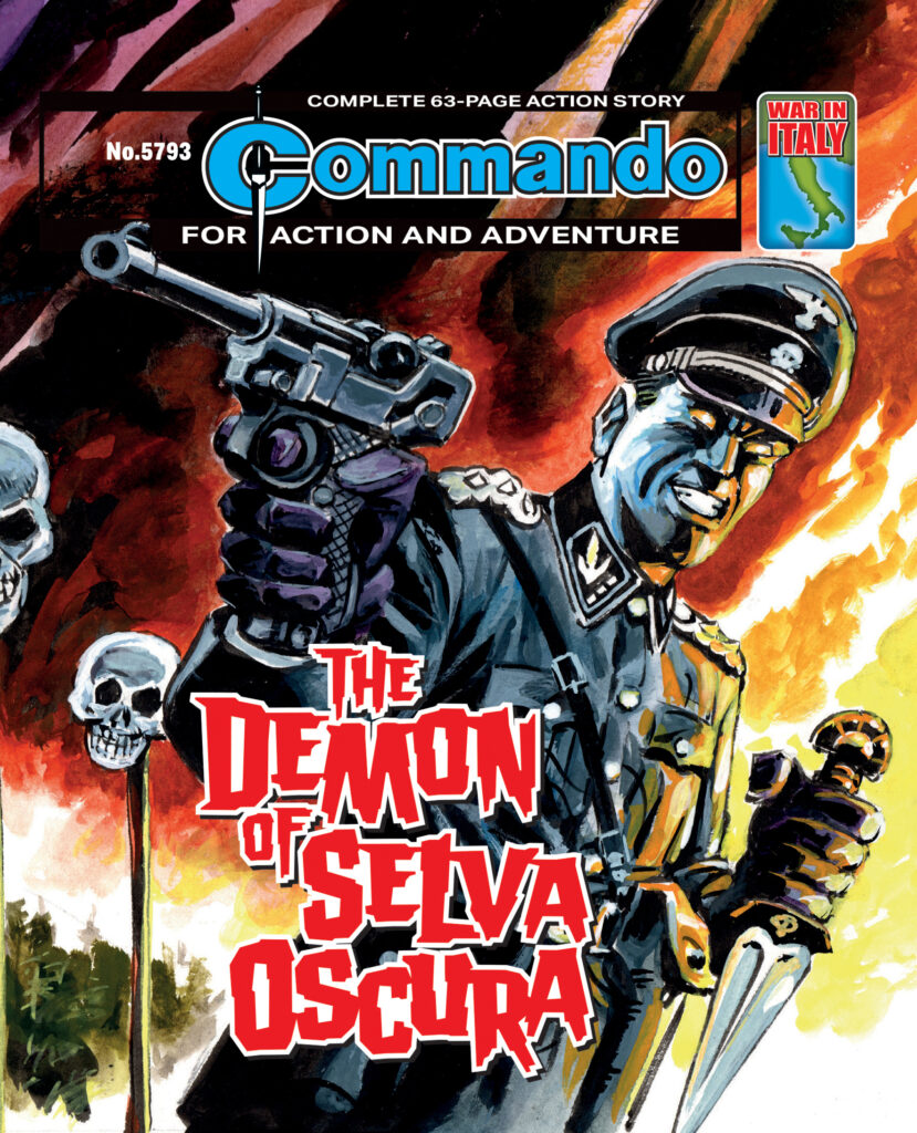 Commando 5792: The Demon of Selva Oscura
Story: Kate Dewar | Art and Cover: Carlos Pino