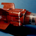 A spaceship model for the ATV Dan Dare series created by Martin Bower
