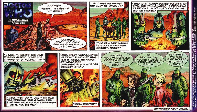 Doctor Who - Descendance by Gary Russell, art by Lee Sullivan, colour by Alan Craddock