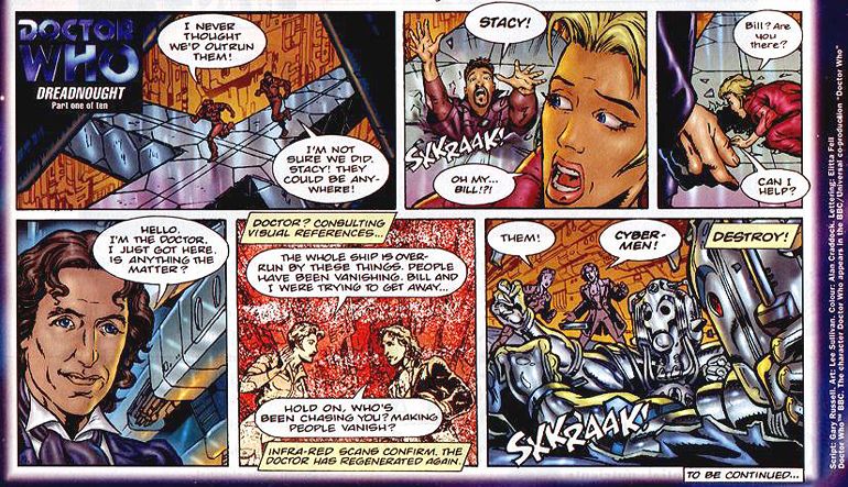 Doctor Who - Dreadnought by Gary Russell, art by Lee Sullivan, colour by Alan Craddock