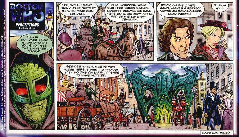 Doctor Who -Perceptions by Gary Russell, art by Lee Sullivan, colour by Alan Craddock