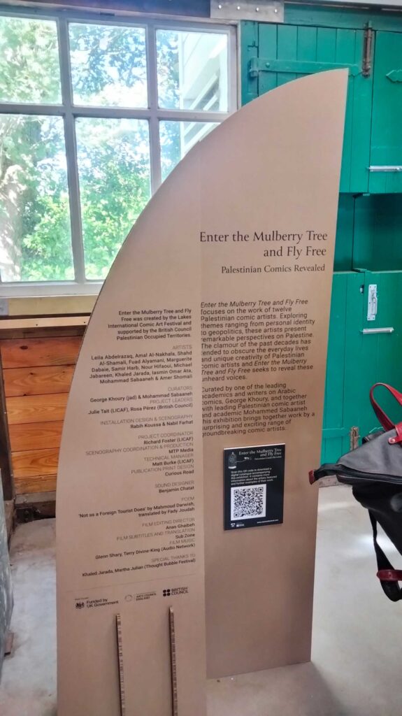 Exhibition at Lakes International Comic Art Festival 2024