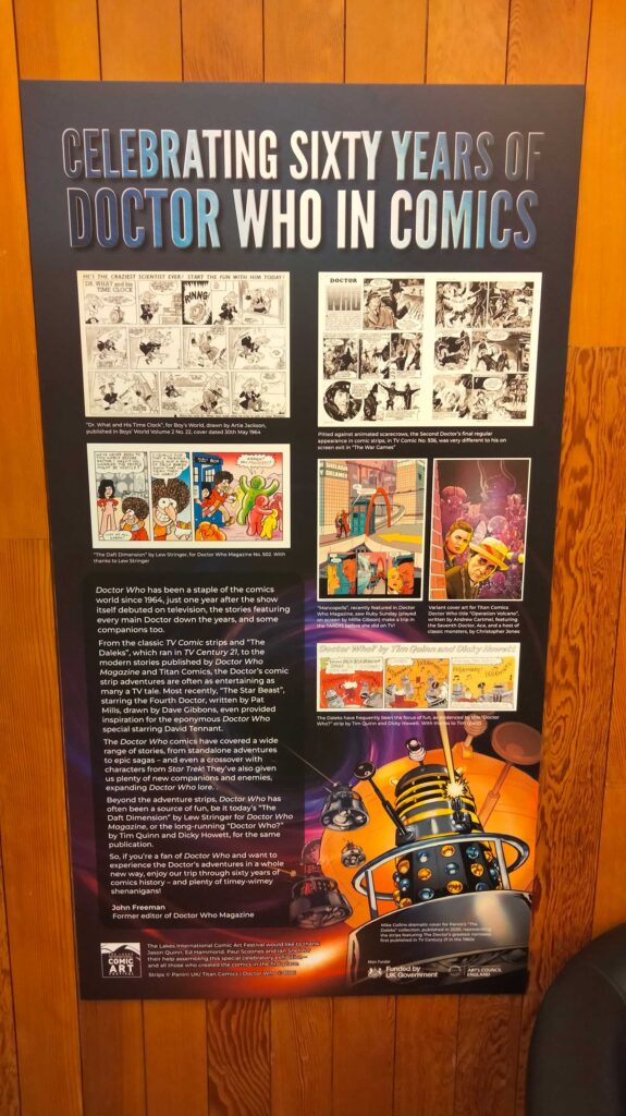 Exhibition at Lakes International Comic Art Festival 2024