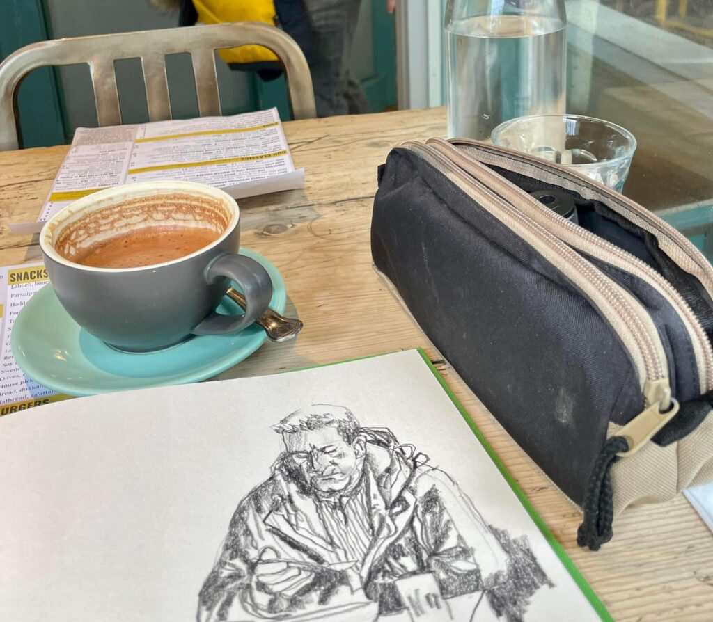 Coffee Shop by Charlie Adlard