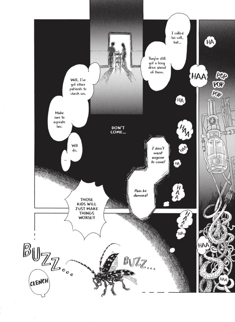 “沖合の雷” (“Offshore Lightning”) by Saito Nazuna, translated from Japanese by Alexa Frank, published by Drawn & Quarterly
