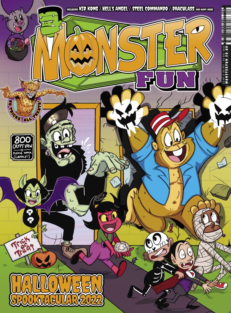 Monster Fun #4 - Cover by Ash Branic