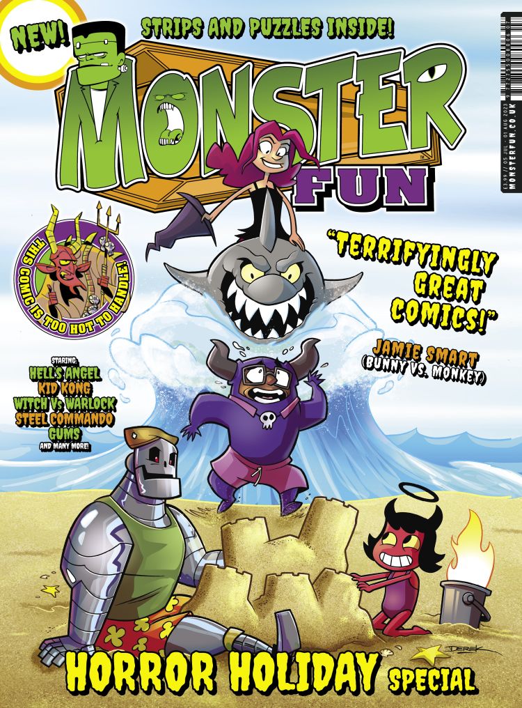 Monster Fun #9 - Cover by Derek Fridolfs