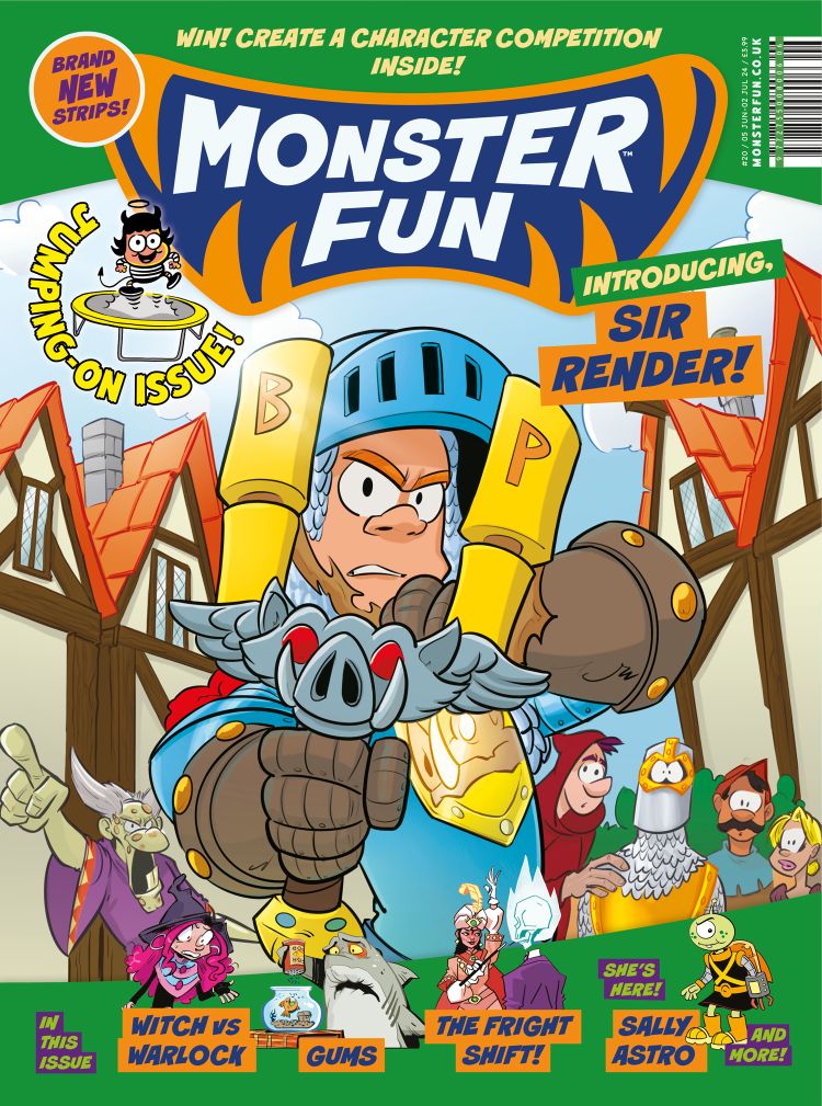 Monster Fun #20 - Cover by Stephen Webster