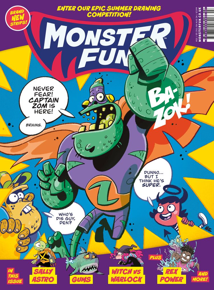 Monster Fun #21 - Cover by Matt Baxter
