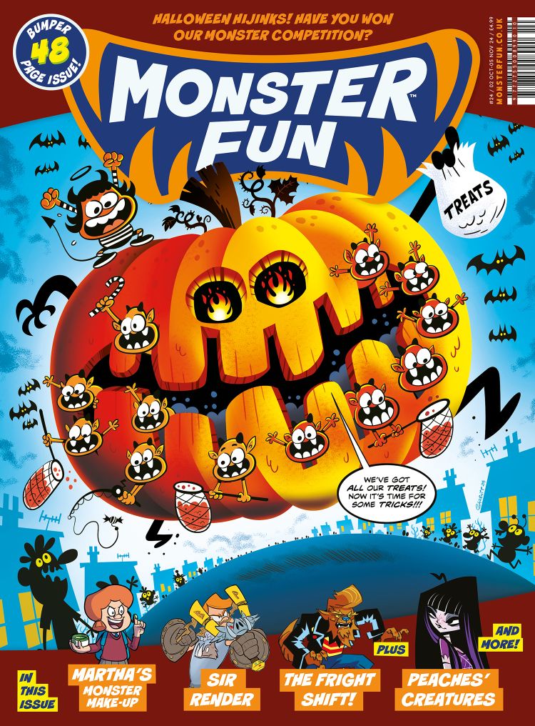 Monster Fun #24 - Cover by Chris Garbutt