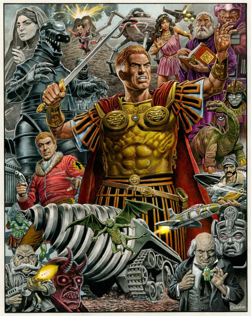 The Rise and Fall of the Trigan Empire Volume VI  - Cover art colour by Chris Weston