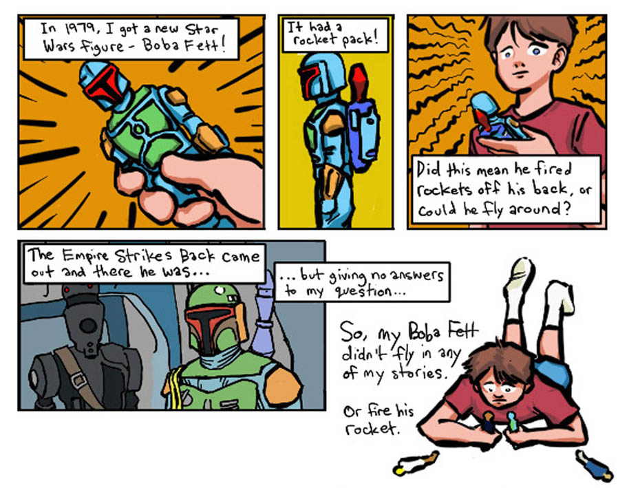 You Get What You Get (Fred Egg Comics 2024, published and written by David Robertson) - “Rocket”, art by Sam Stowold