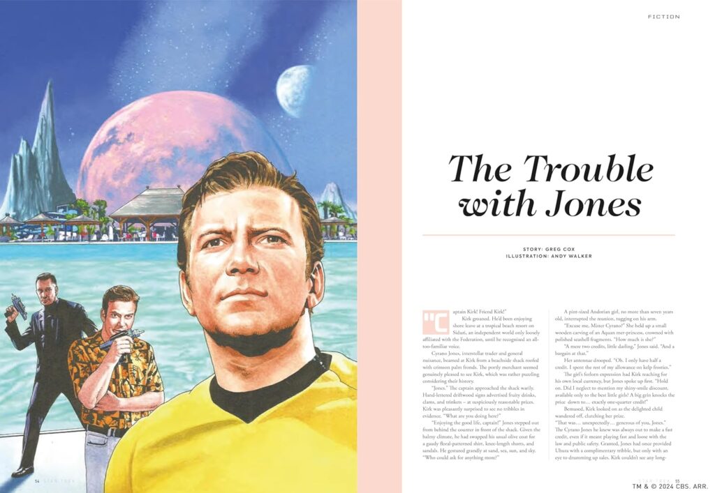 Star Trek Explorer: A Year to the Day That I Saw Myself Die and Other Stories - Sample Spread (Titan Comics, 2024)