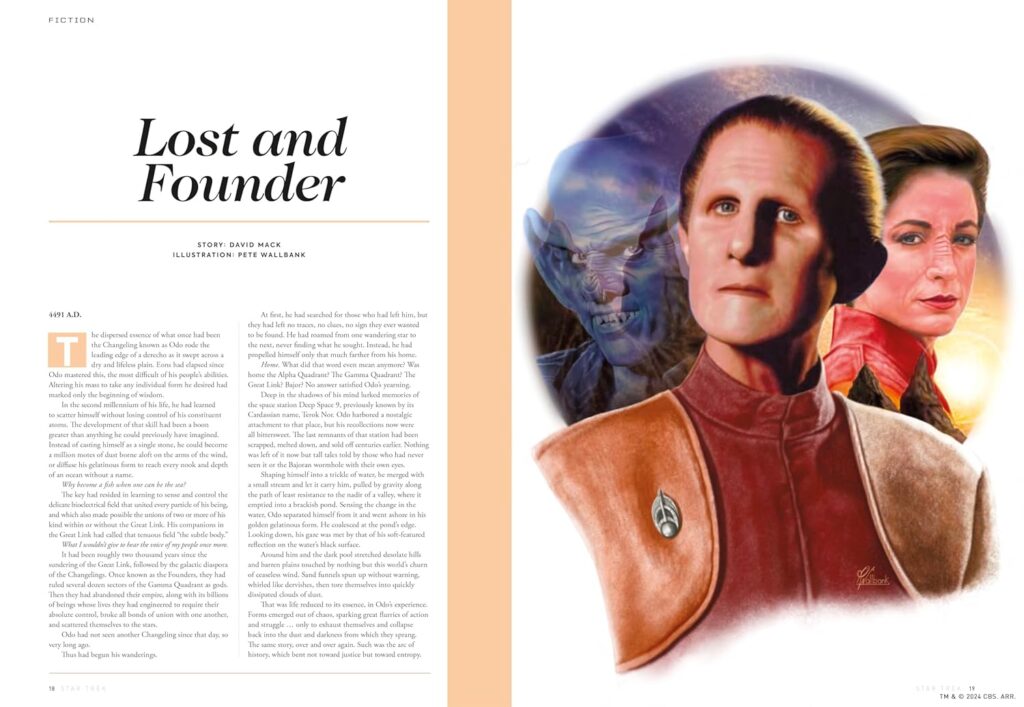 Star Trek Explorer: A Year to the Day That I Saw Myself Die and Other Stories - Sample Spread (Titan Comics, 2024)