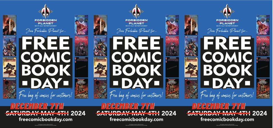 Forbidden Planet Bristol Free Comic Book Day Redux 2024