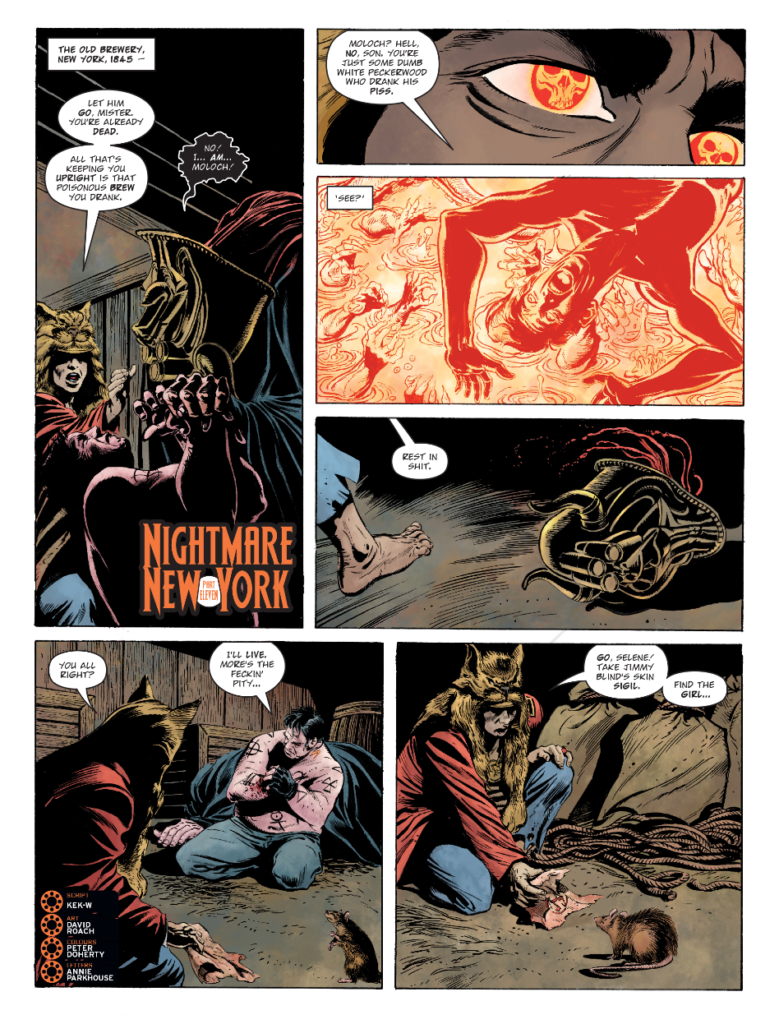 2000AD Prog 2411 - NIGHTMARE NEW YORK
by Kek-W (Writer) John Burns (Artist) Annie Parkhouse (Letterer)