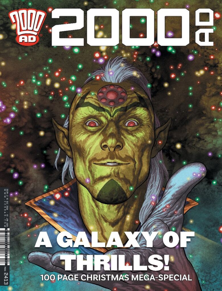 2000AD Prog 2413 - Cover by Andy Clarke (2024)