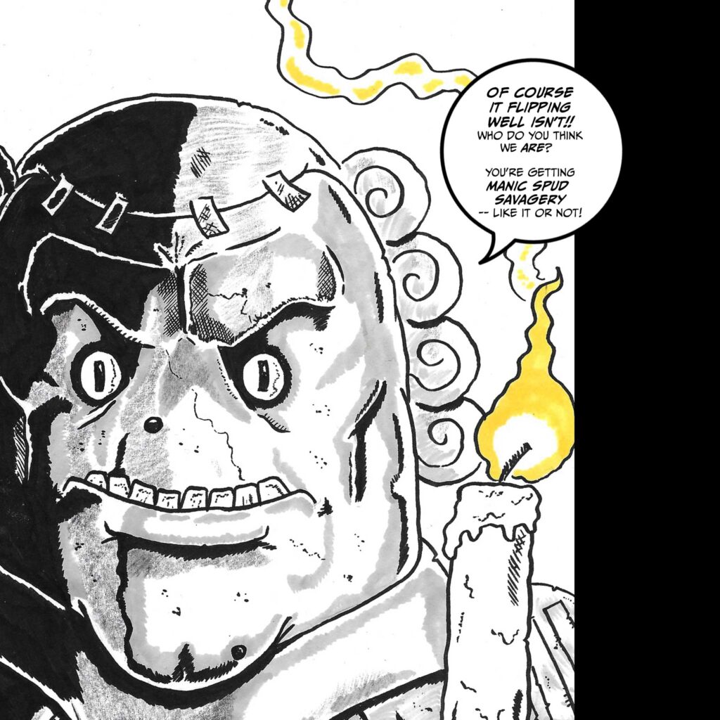  Alien Potato Assassin in "Back off from the Brussels" by John Freeman and Rick Orc