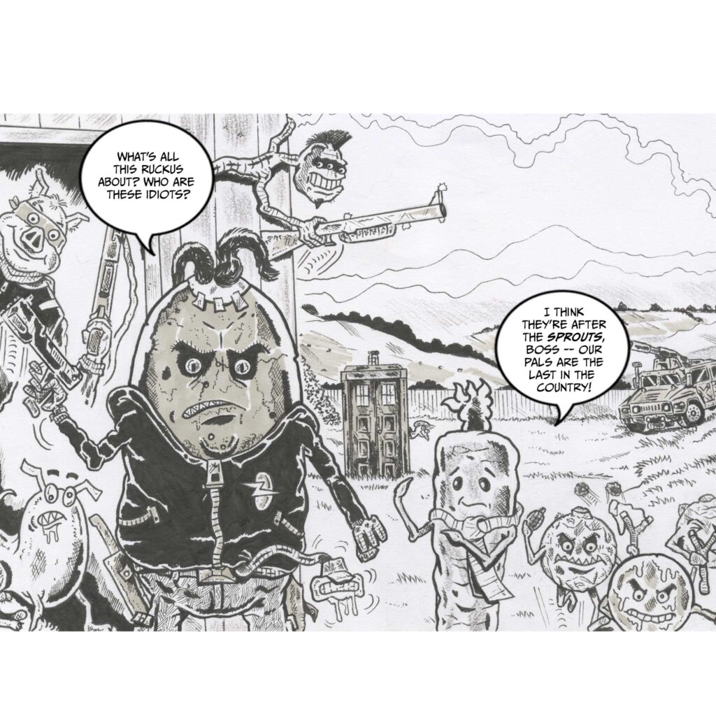  Alien Potato Assassin in "Back off from the Brussels" by John Freeman and Rick Orc