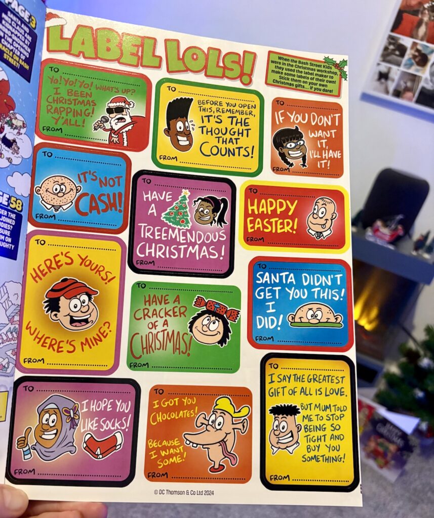 Beano Christmas Special 2024 - Stickers