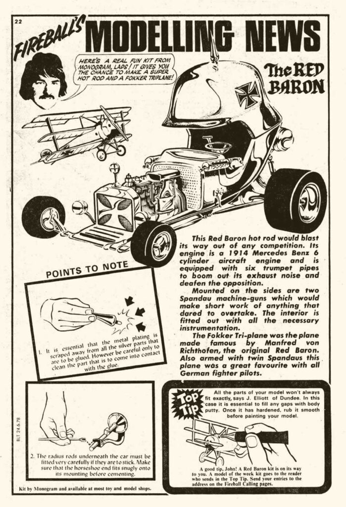 Bullet No. 124 cover dated 24th June 1978 - Airfix Modelling News
