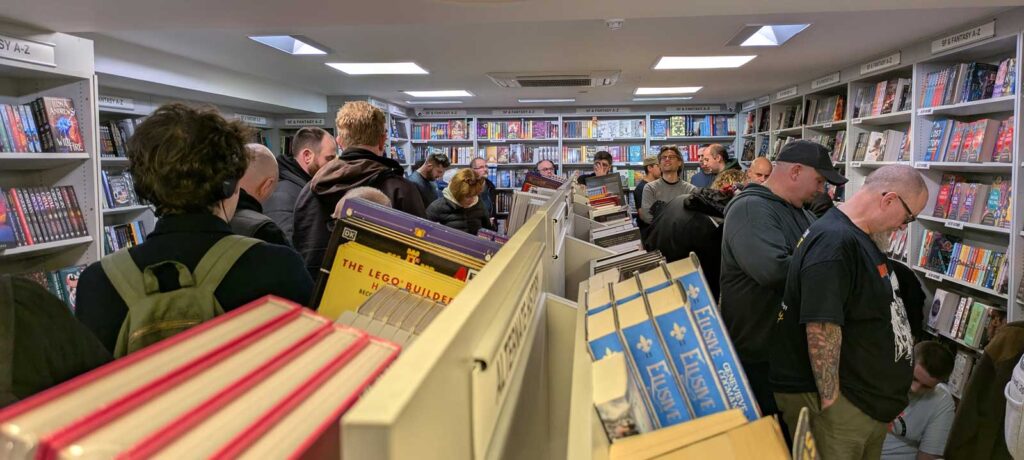 Forbidden Planet Battle Action Signing Event - Saturday 14th December 2024 at Forbidden Planet London Megastore. Photo: James Bacon