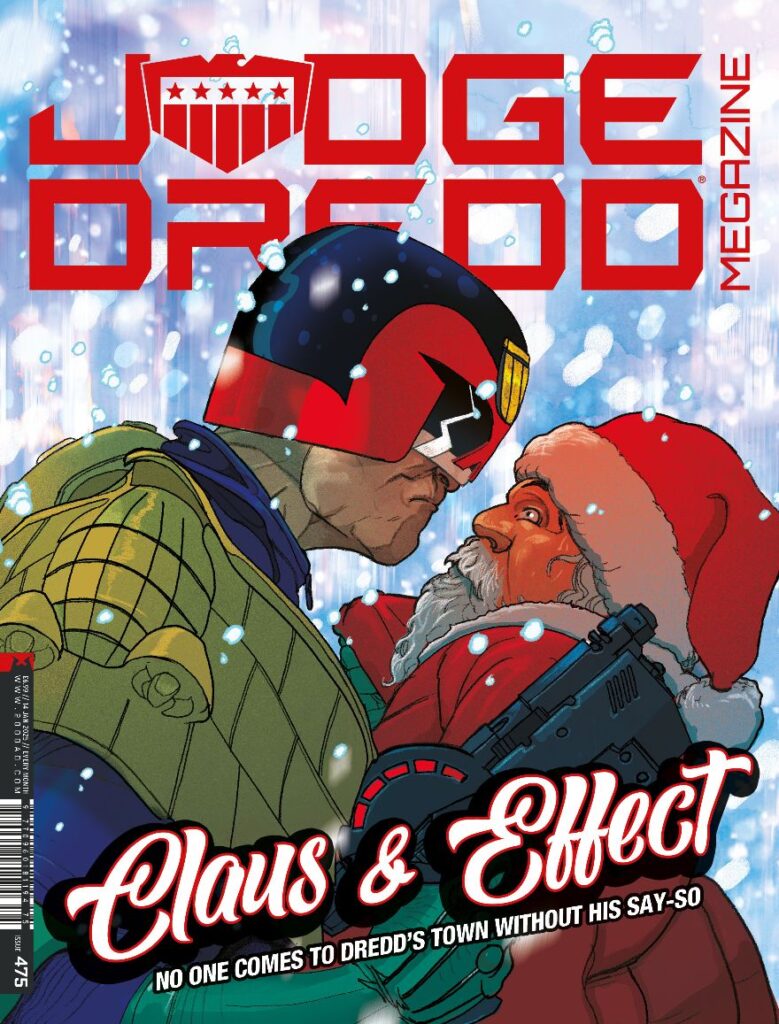 Judge Dredd Megazine 475 - Cover by Christian Ward (2024)