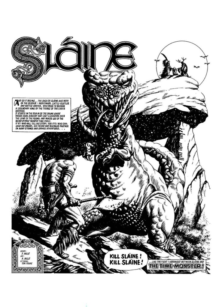 Sláine - The Definitive Edition - Volume 1 by Pat Mills (Writer), Angie Kincaid, Massimo Belardinelli and Mike McMahon (Artists) Out: Thursday 10th April 2025 256 pages | Available in Paperback | 2000AD Webshop Exclusive Hardback Paperback ISBN-13: ‎ 978-1837864638