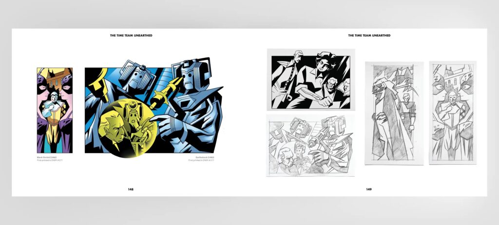 The Time Team Unearthed - The Doctor Who Art of Adrian Salmon (Roundel Publishing)