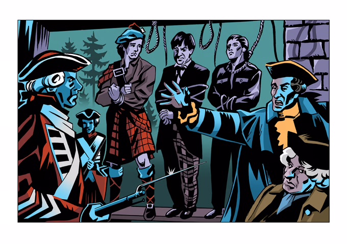 Doctor Who - The Highlanders - Art by Adrian Salmon