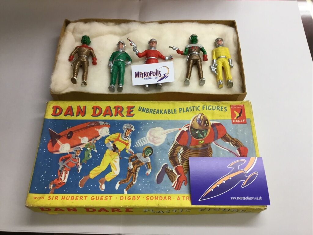 MG Southall “Playland Products” Dan Dare figures (circa 1954) - full set
