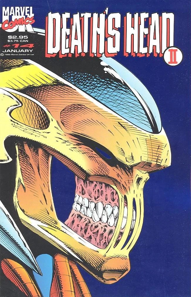 Death’s Head II Volume 2 #14 Cover (Marvel UK, 1993, cover dated January 1994)