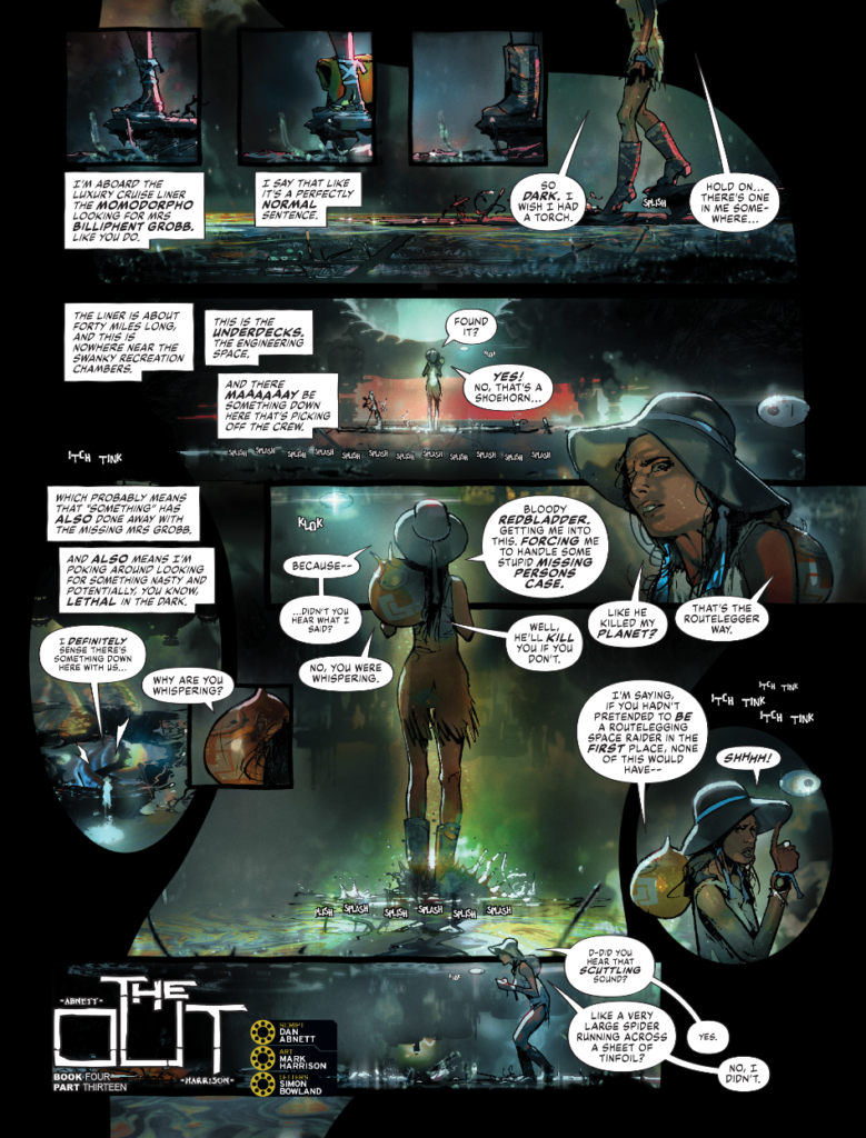 2000AD 2414 - THE OUT – BOOK FOUR
by Dan Abnett (Writer) Mark Harrison (Artist) Simon Bowland (Letterer)