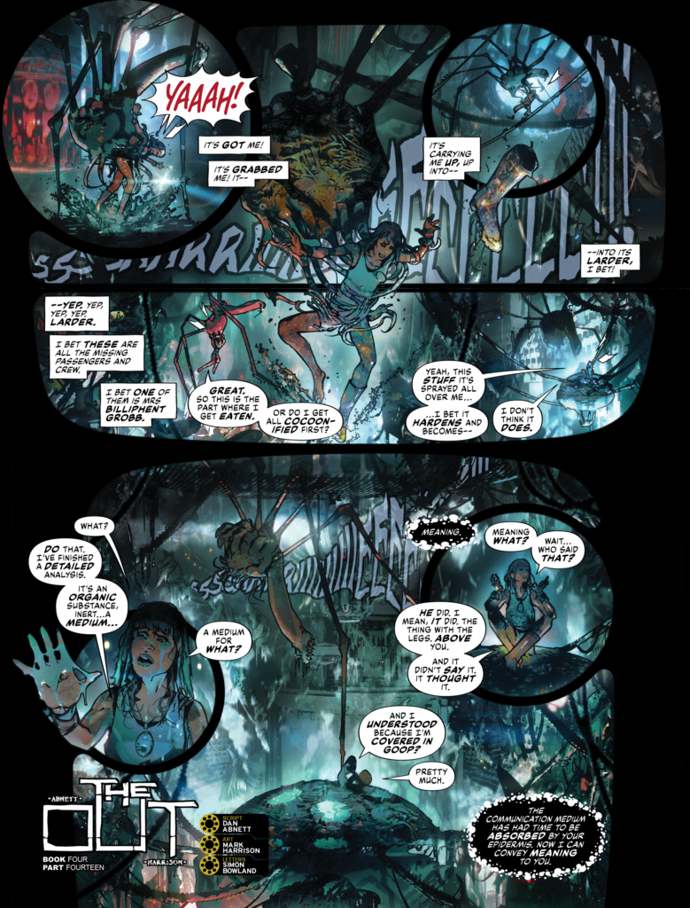 2000AD 2415 - THE OUT // BOOK FOUR by Dan Abnett (Writer) Mark Harrison (Artist) Simon Bowland (Letterer)