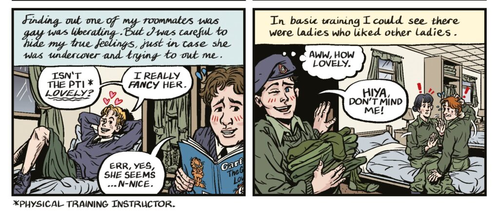 Coming Home issue 2 (Re-Live, 2025) - At the End of the Rainbow, art by Anna Readman