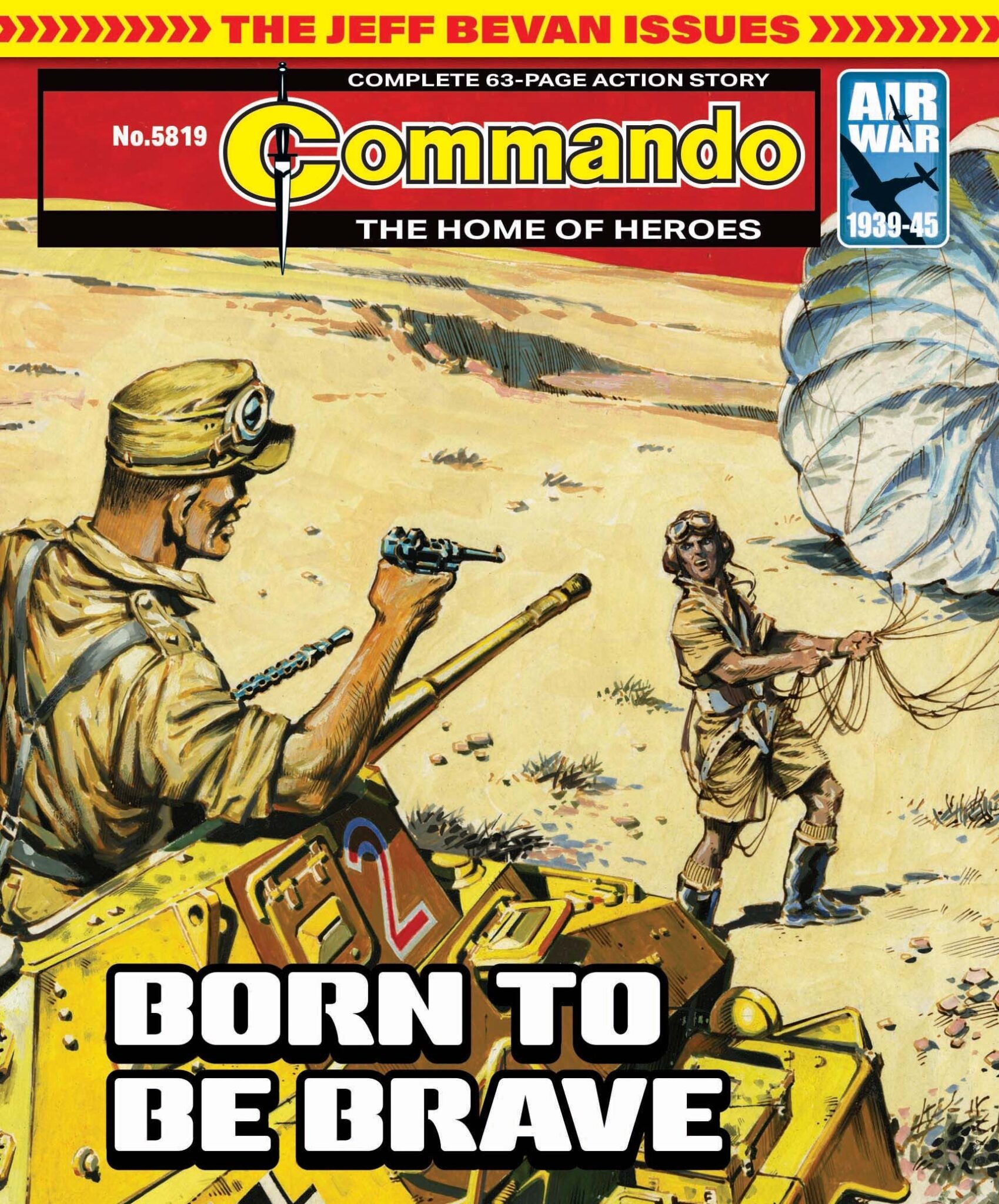 Beavis Commando Artist Jeff Bevan celebrated in new Commando comics – downthetubes.net