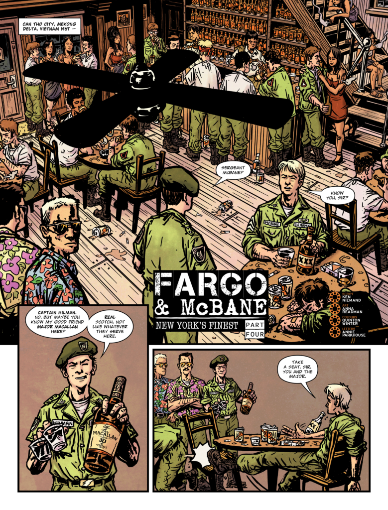 JUDGE DREDD MEGAZINE 476 - FARGO & MCBANE // NEW YORK'S FINEST by Ken Niemand (Writer) Anna Readman (Artist) Quinton Winter (Colourist) Annie Parkhouse (Letterer)