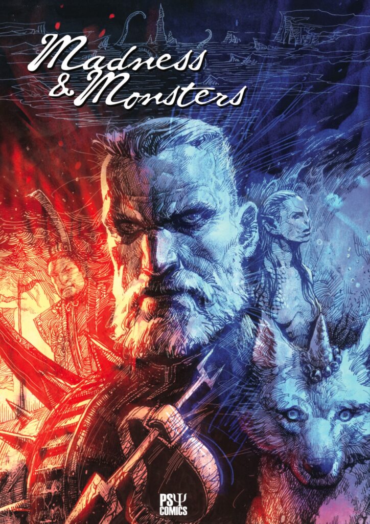 PSYComics' Madness & Monsters cover artwork by Vu Dahn
