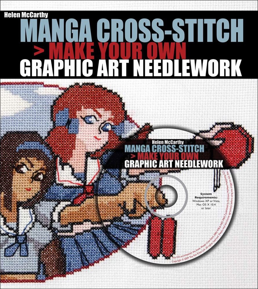 Manga Cross Stitch by Helen McCarthy